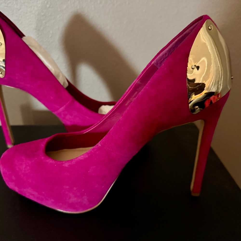 DV by Dolce Vita Pink and Gold Stiletto Heels